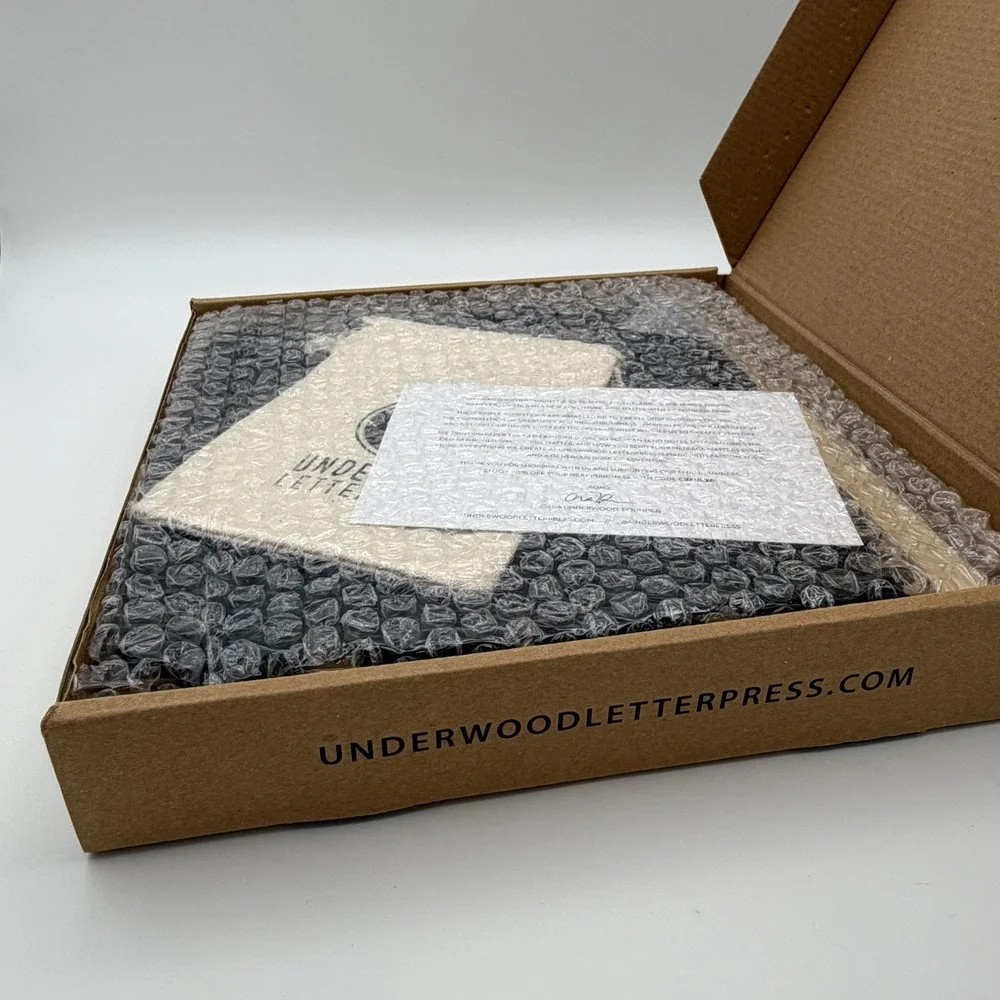 Underwood Letterpress Wooden Letter Board Set – Home Message Display New‎